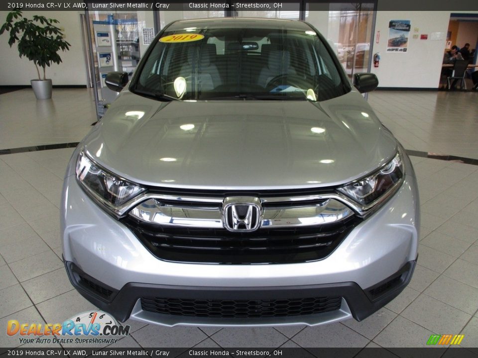 2019 Honda CR-V LX AWD Lunar Silver Metallic / Gray Photo #2