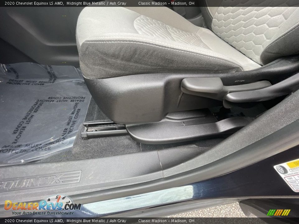 2020 Chevrolet Equinox LS AWD Midnight Blue Metallic / Ash Gray Photo #7