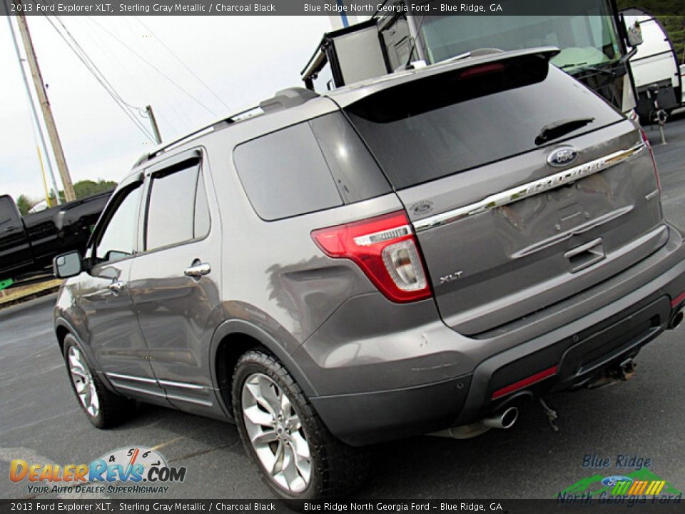 2013 Ford Explorer XLT Sterling Gray Metallic / Charcoal Black Photo #26
