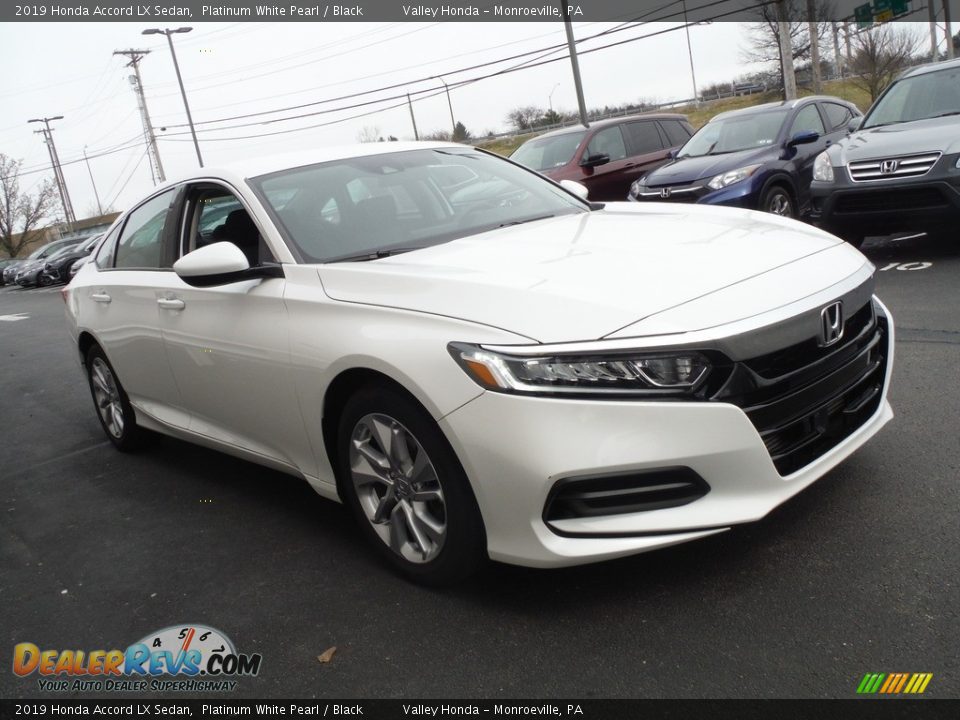 2019 Honda Accord LX Sedan Platinum White Pearl / Black Photo #5