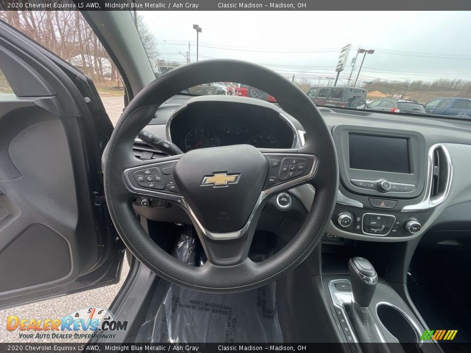 2020 Chevrolet Equinox LS AWD Midnight Blue Metallic / Ash Gray Photo #9