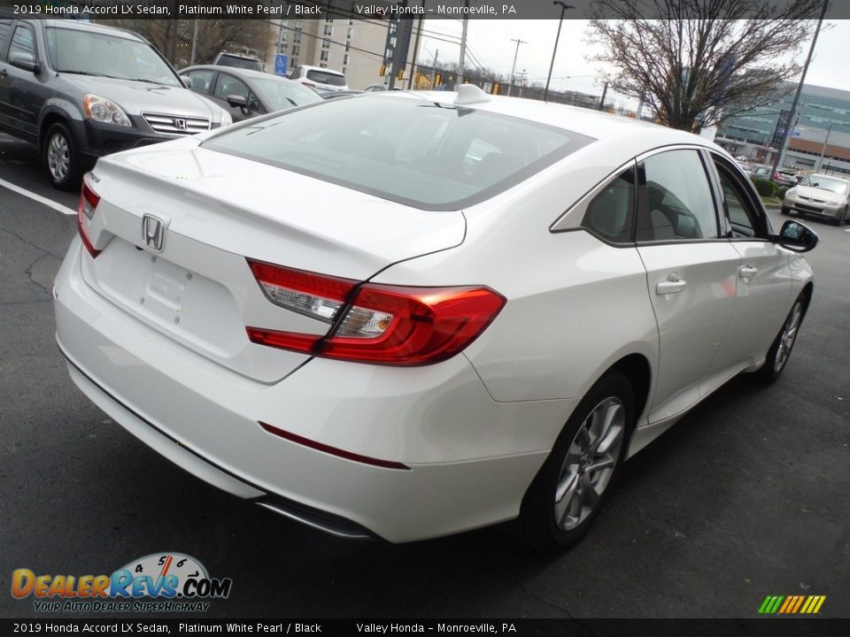 2019 Honda Accord LX Sedan Platinum White Pearl / Black Photo #6