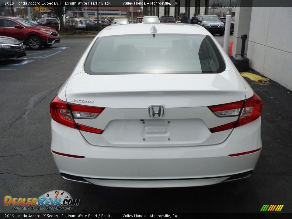 2019 Honda Accord LX Sedan Platinum White Pearl / Black Photo #7