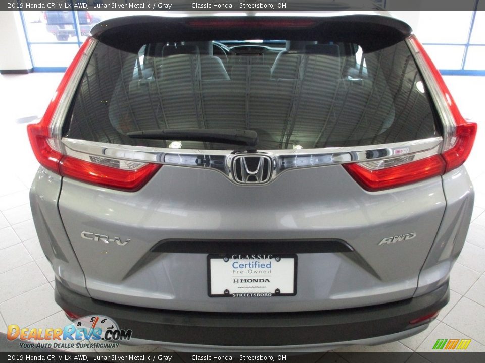 2019 Honda CR-V LX AWD Lunar Silver Metallic / Gray Photo #8