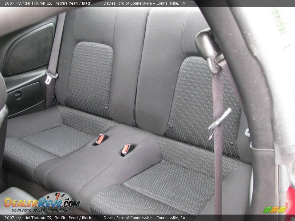 2007 Hyundai Tiburon GS Redfire Pearl / Black Photo #13