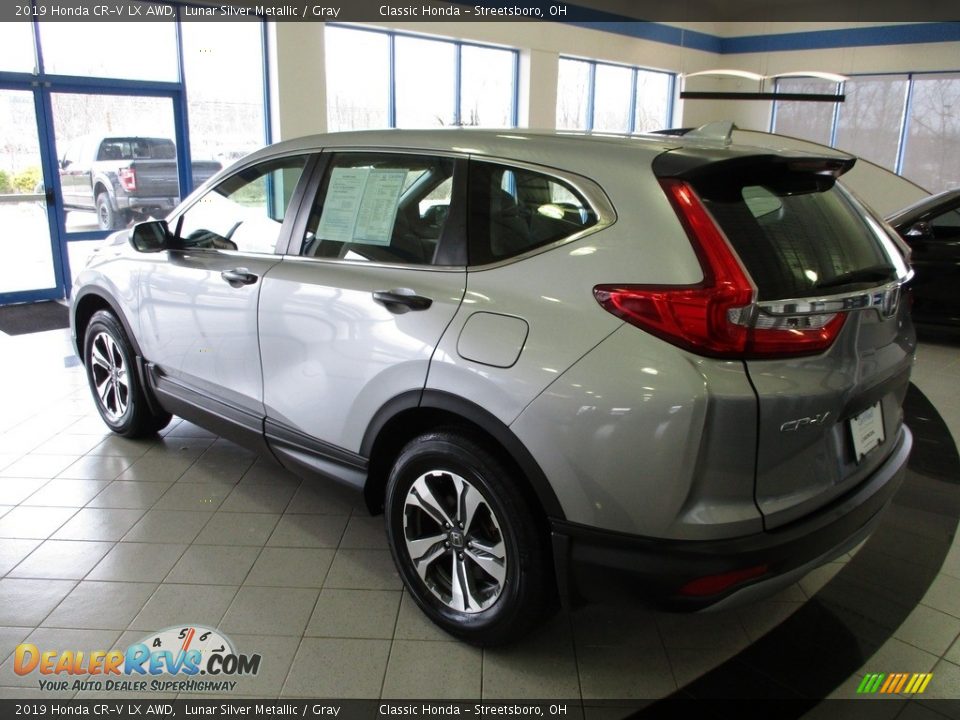 2019 Honda CR-V LX AWD Lunar Silver Metallic / Gray Photo #9