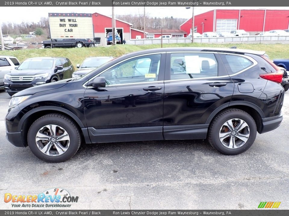 2019 Honda CR-V LX AWD Crystal Black Pearl / Black Photo #2