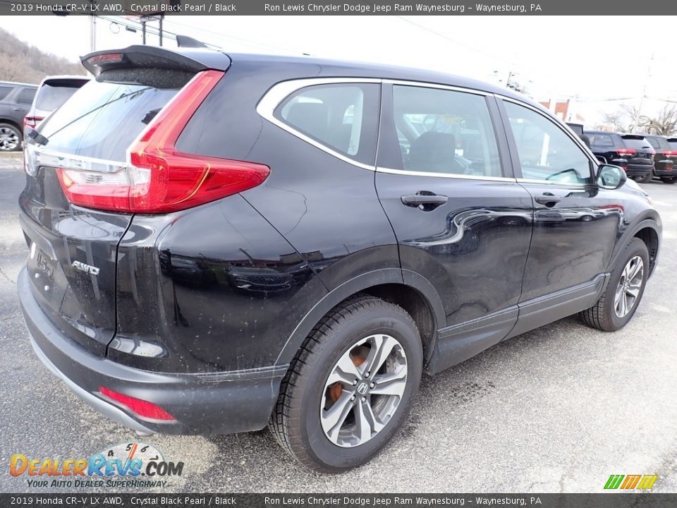 2019 Honda CR-V LX AWD Crystal Black Pearl / Black Photo #6