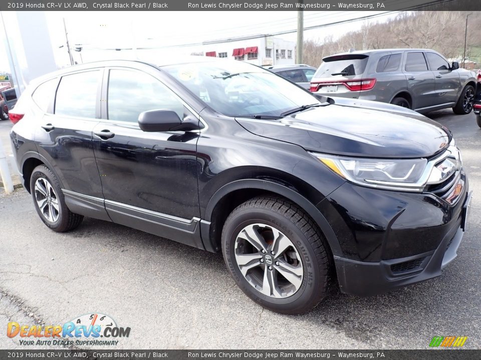 2019 Honda CR-V LX AWD Crystal Black Pearl / Black Photo #8