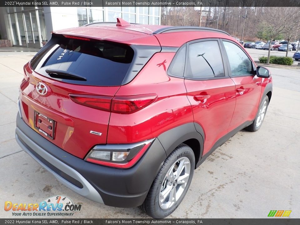 2022 Hyundai Kona SEL AWD Pulse Red / Black Photo #2