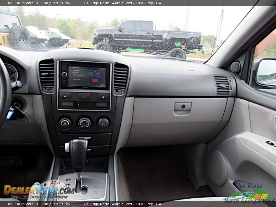 2009 Kia Sorento LX Spicy Red / Gray Photo #15