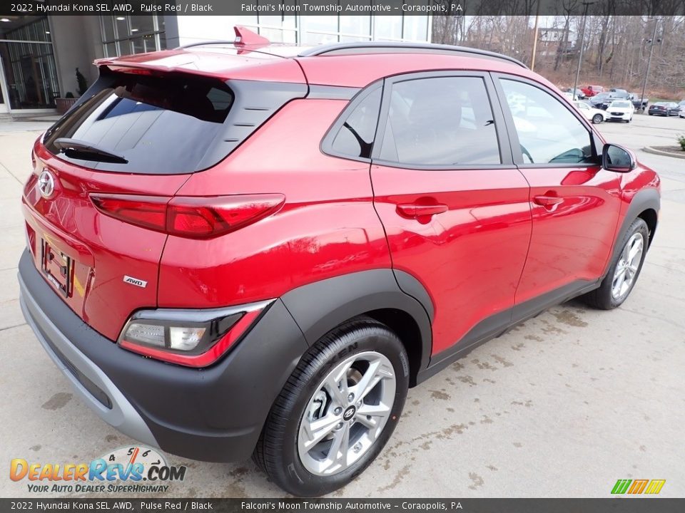 2022 Hyundai Kona SEL AWD Pulse Red / Black Photo #2