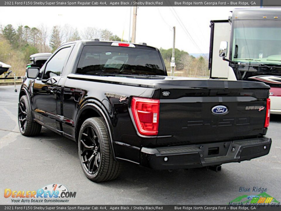 2021 Ford F150 Shelby Super Snake Sport Regular Cab 4x4 Agate Black / Shelby Black/Red Photo #3