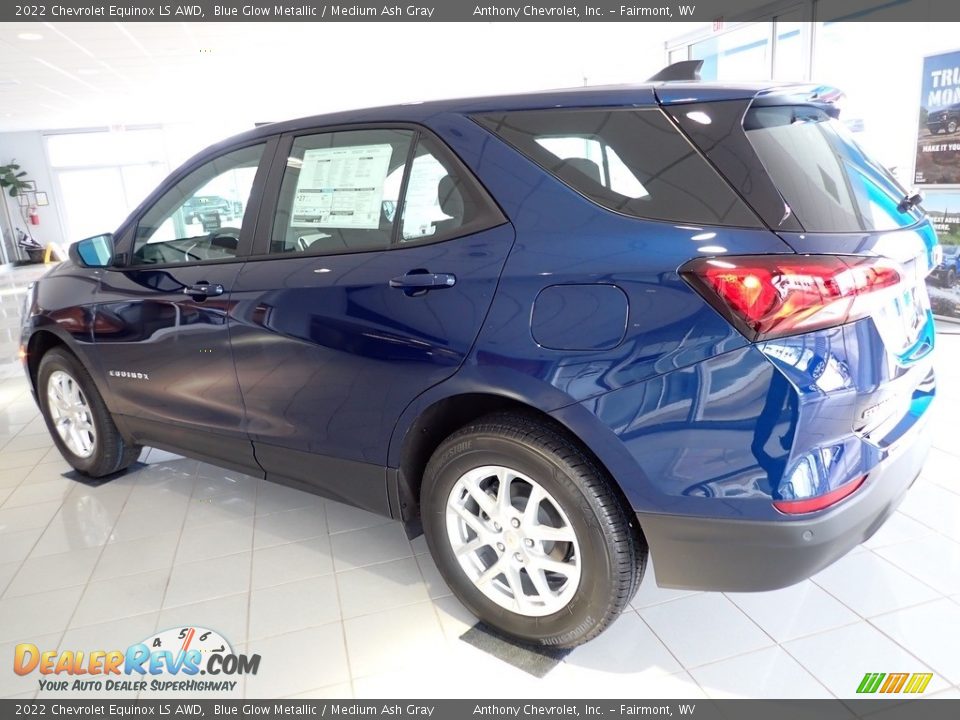 2022 Chevrolet Equinox LS AWD Blue Glow Metallic / Medium Ash Gray Photo #6
