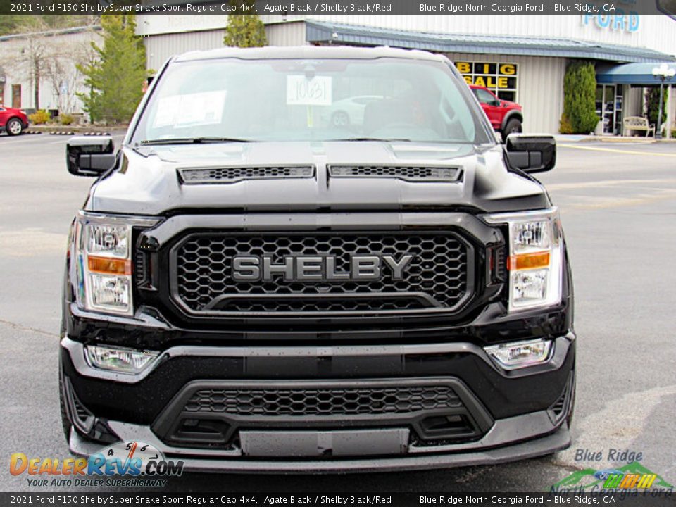 2021 Ford F150 Shelby Super Snake Sport Regular Cab 4x4 Agate Black / Shelby Black/Red Photo #4
