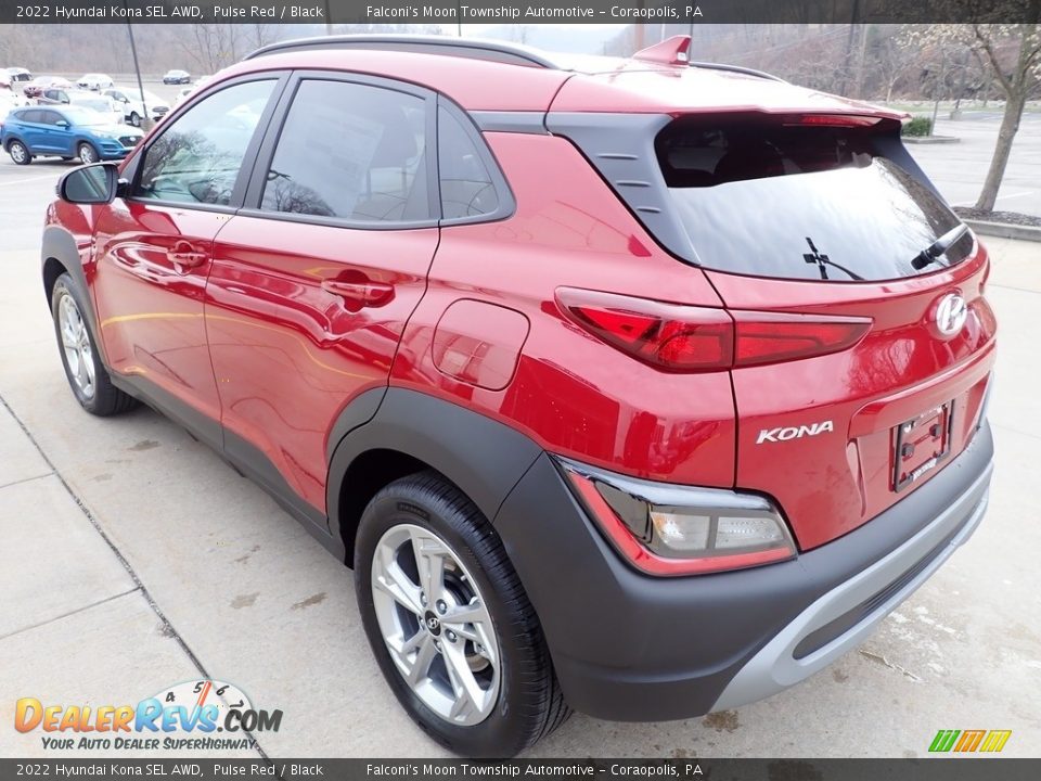 2022 Hyundai Kona SEL AWD Pulse Red / Black Photo #5