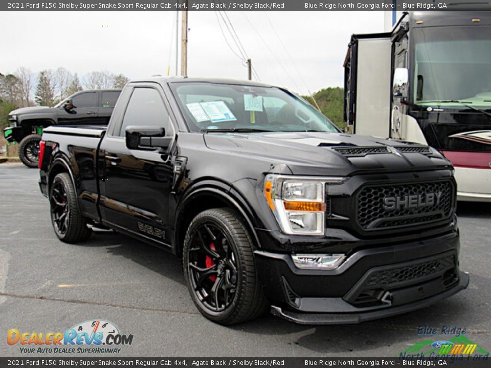 Front 3/4 View of 2021 Ford F150 Shelby Super Snake Sport Regular Cab 4x4 Photo #8