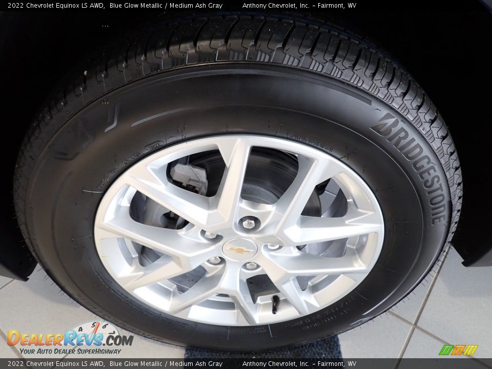 2022 Chevrolet Equinox LS AWD Blue Glow Metallic / Medium Ash Gray Photo #10