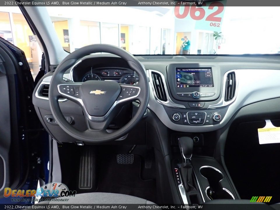 2022 Chevrolet Equinox LS AWD Blue Glow Metallic / Medium Ash Gray Photo #13