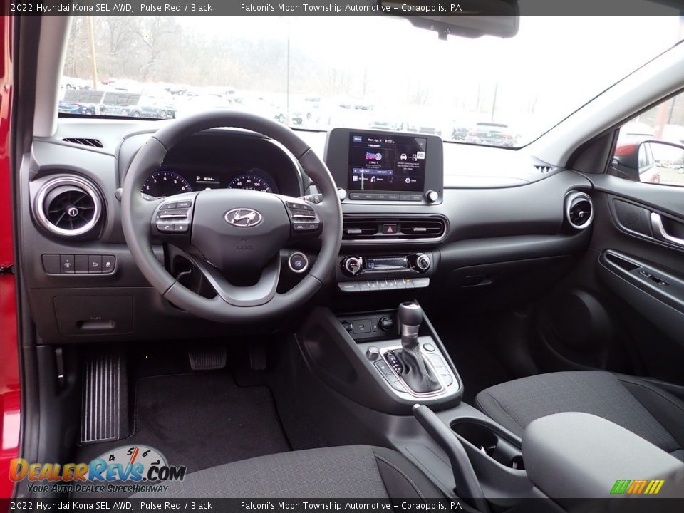 Front Seat of 2022 Hyundai Kona SEL AWD Photo #14