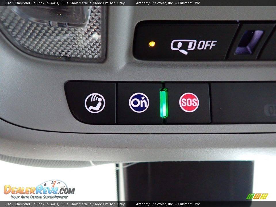 2022 Chevrolet Equinox LS AWD Blue Glow Metallic / Medium Ash Gray Photo #16