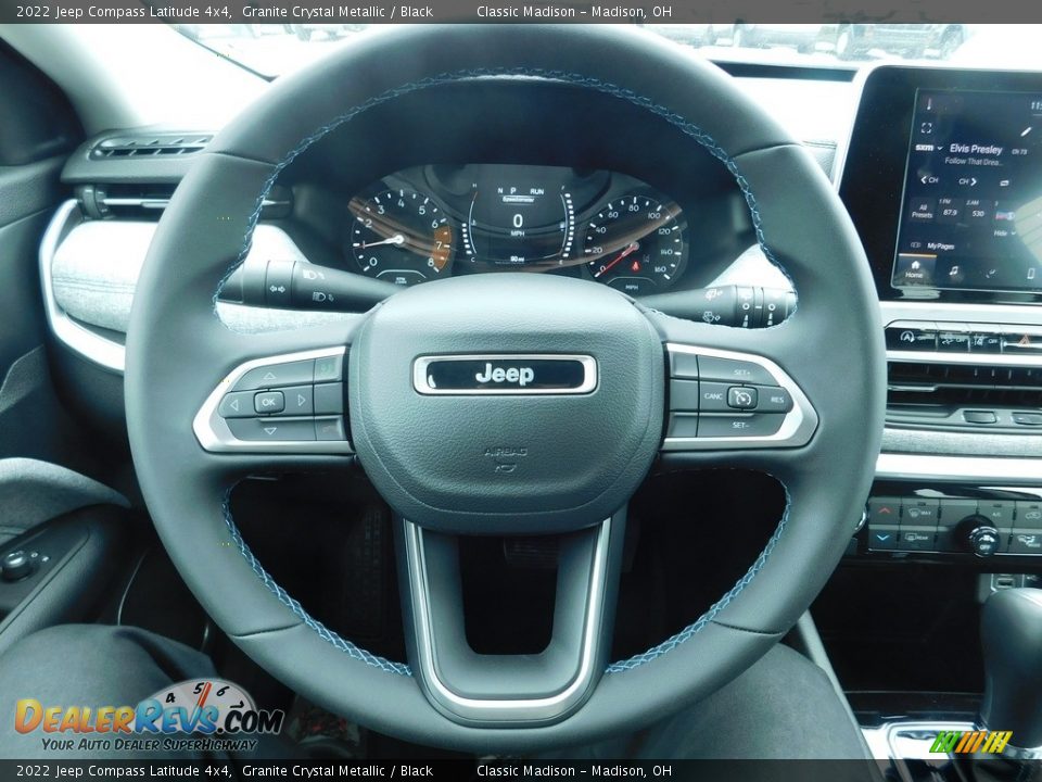 2022 Jeep Compass Latitude 4x4 Granite Crystal Metallic / Black Photo #10