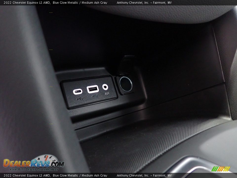2022 Chevrolet Equinox LS AWD Blue Glow Metallic / Medium Ash Gray Photo #18