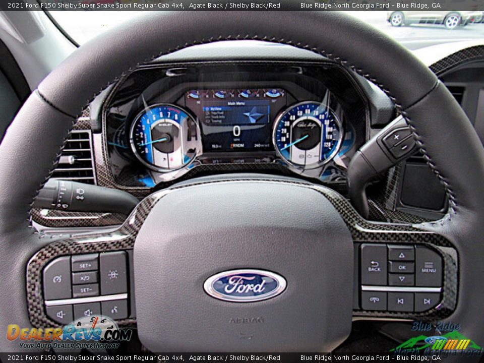 2021 Ford F150 Shelby Super Snake Sport Regular Cab 4x4 Steering Wheel Photo #17