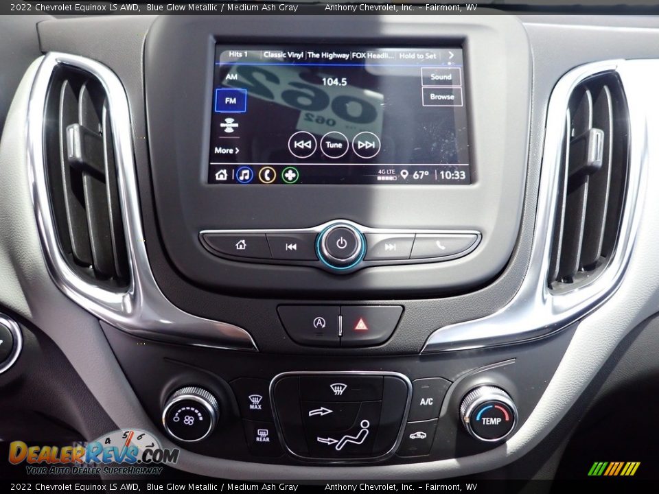 2022 Chevrolet Equinox LS AWD Blue Glow Metallic / Medium Ash Gray Photo #20