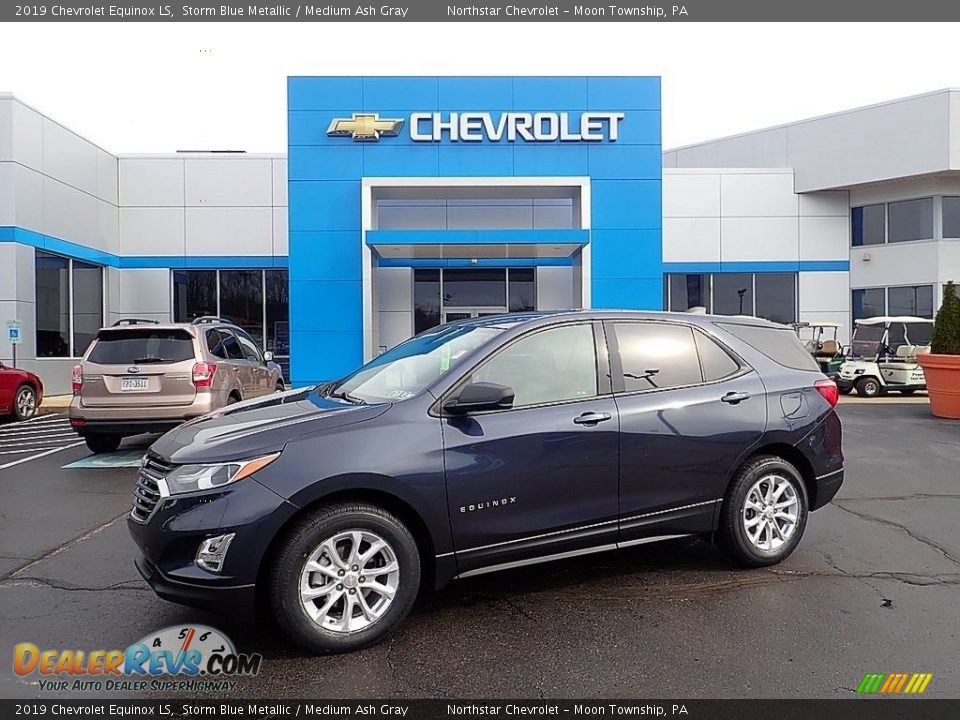 2019 Chevrolet Equinox LS Storm Blue Metallic / Medium Ash Gray Photo #1