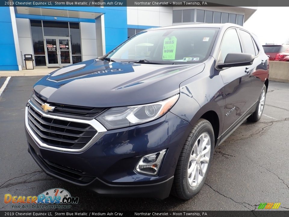 2019 Chevrolet Equinox LS Storm Blue Metallic / Medium Ash Gray Photo #2