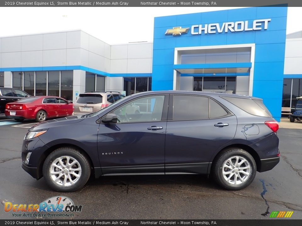 2019 Chevrolet Equinox LS Storm Blue Metallic / Medium Ash Gray Photo #3