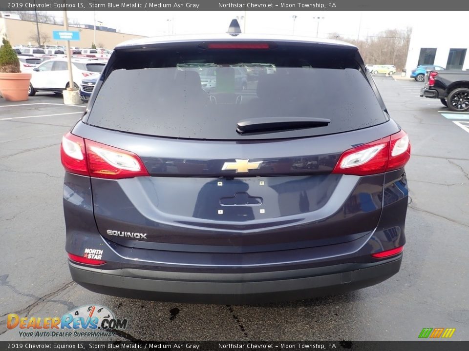 2019 Chevrolet Equinox LS Storm Blue Metallic / Medium Ash Gray Photo #6