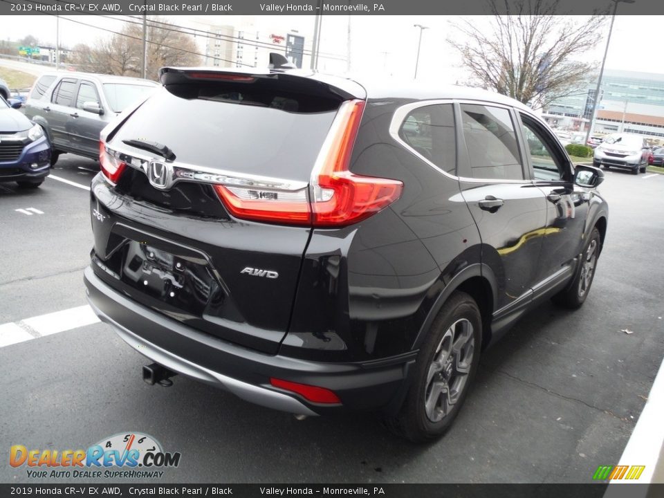 2019 Honda CR-V EX AWD Crystal Black Pearl / Black Photo #8