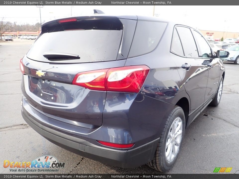 2019 Chevrolet Equinox LS Storm Blue Metallic / Medium Ash Gray Photo #8