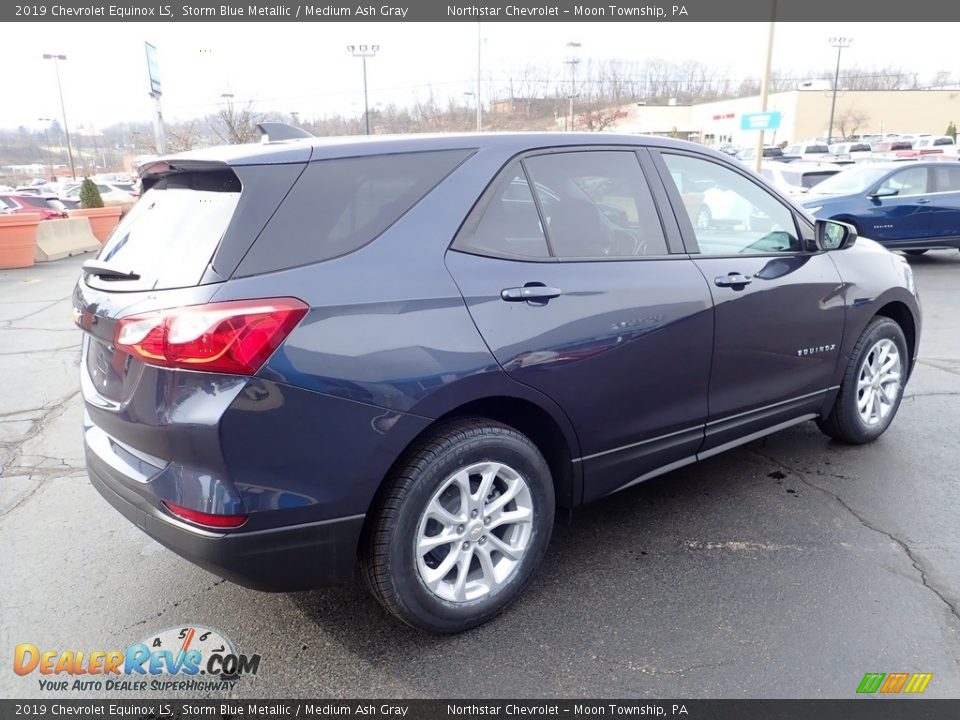 2019 Chevrolet Equinox LS Storm Blue Metallic / Medium Ash Gray Photo #9