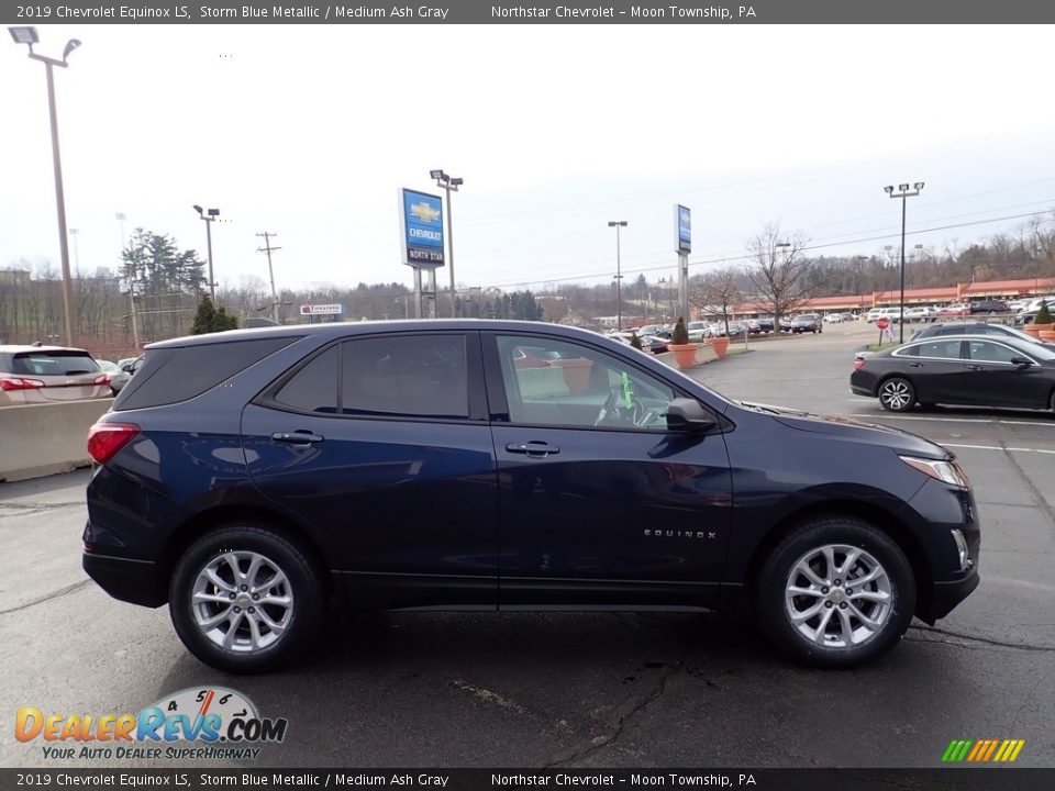 2019 Chevrolet Equinox LS Storm Blue Metallic / Medium Ash Gray Photo #10