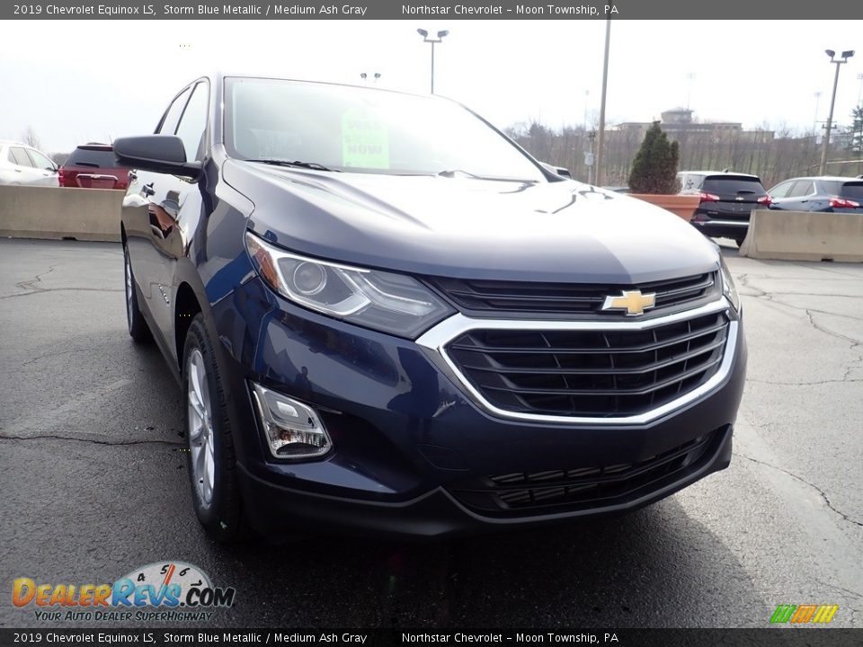 2019 Chevrolet Equinox LS Storm Blue Metallic / Medium Ash Gray Photo #12