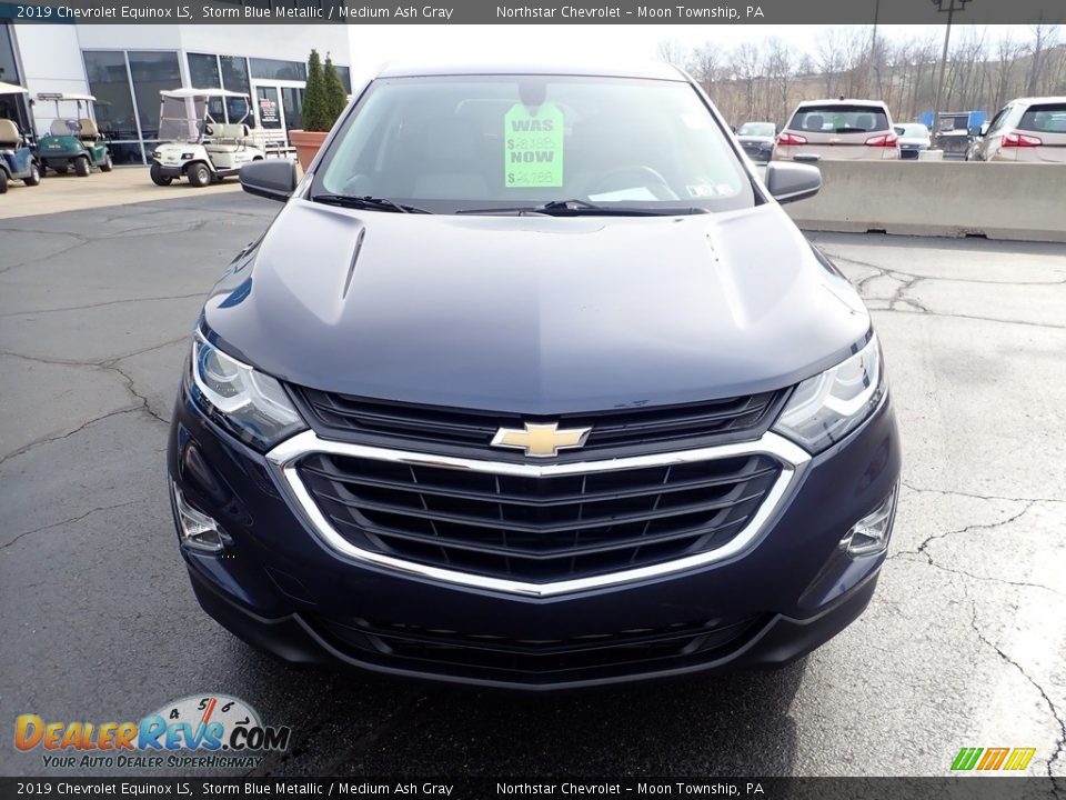 2019 Chevrolet Equinox LS Storm Blue Metallic / Medium Ash Gray Photo #13