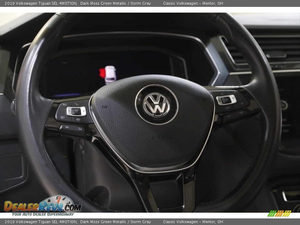 2019 Volkswagen Tiguan SEL 4MOTION Dark Moss Green Metallic / Storm Gray Photo #7