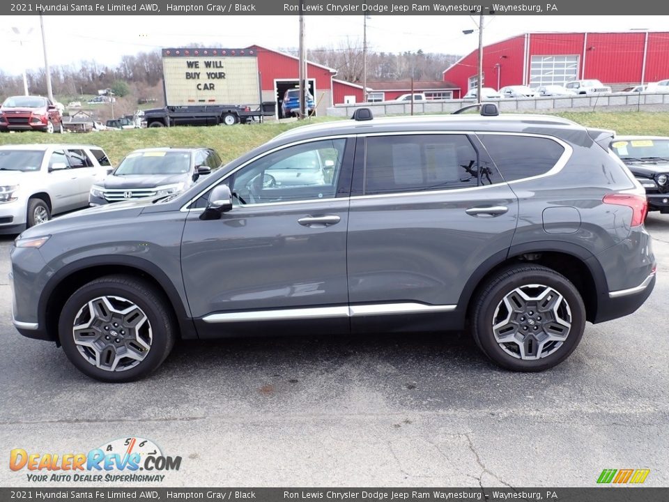 2021 Hyundai Santa Fe Limited AWD Hampton Gray / Black Photo #2