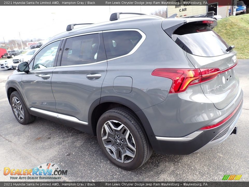 2021 Hyundai Santa Fe Limited AWD Hampton Gray / Black Photo #3