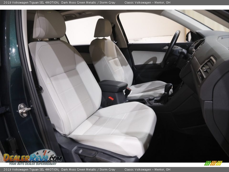 2019 Volkswagen Tiguan SEL 4MOTION Dark Moss Green Metallic / Storm Gray Photo #14