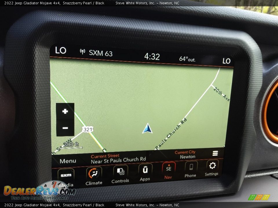 Navigation of 2022 Jeep Gladiator Mojave 4x4 Photo #24