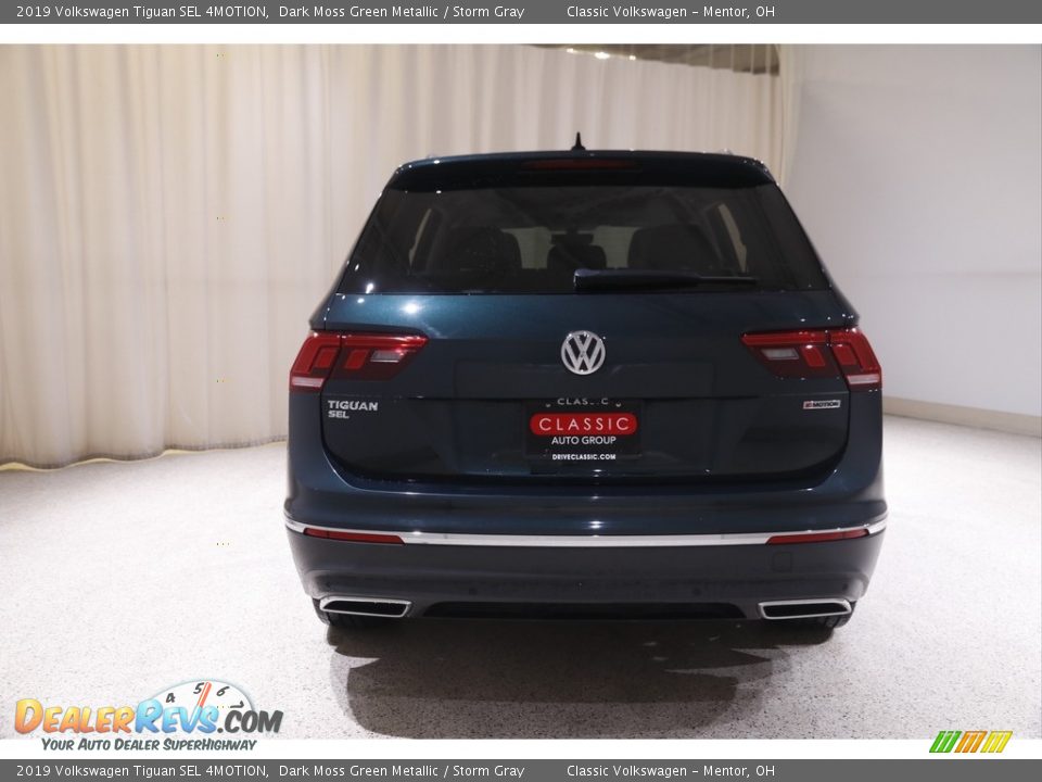 2019 Volkswagen Tiguan SEL 4MOTION Dark Moss Green Metallic / Storm Gray Photo #17
