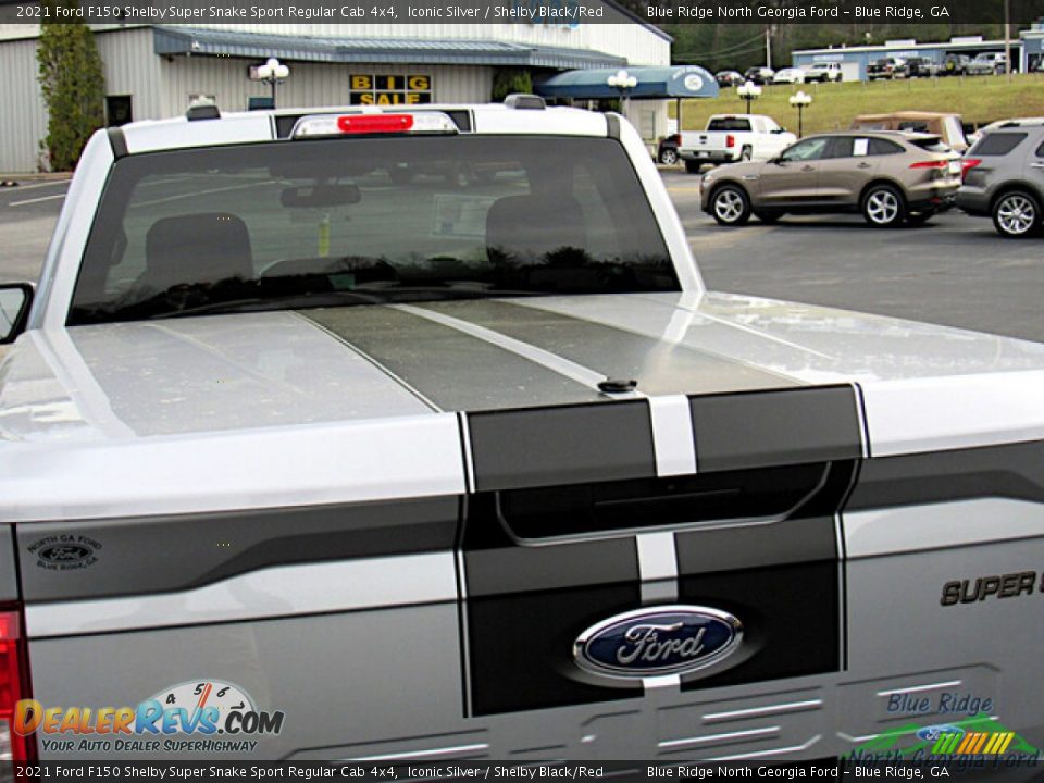 2021 Ford F150 Shelby Super Snake Sport Regular Cab 4x4 Iconic Silver / Shelby Black/Red Photo #10