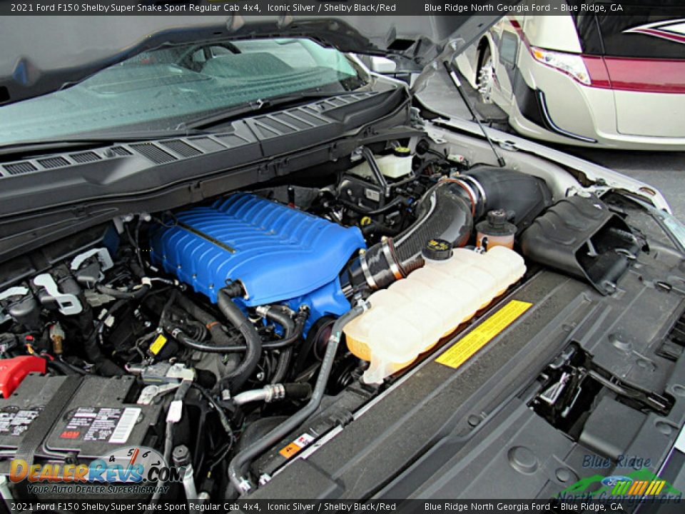 2021 Ford F150 Shelby Super Snake Sport Regular Cab 4x4 5.0 Liter Shelby Supercharged DOHC 32-Valve Ti-VCT E85 V8 Engine Photo #11