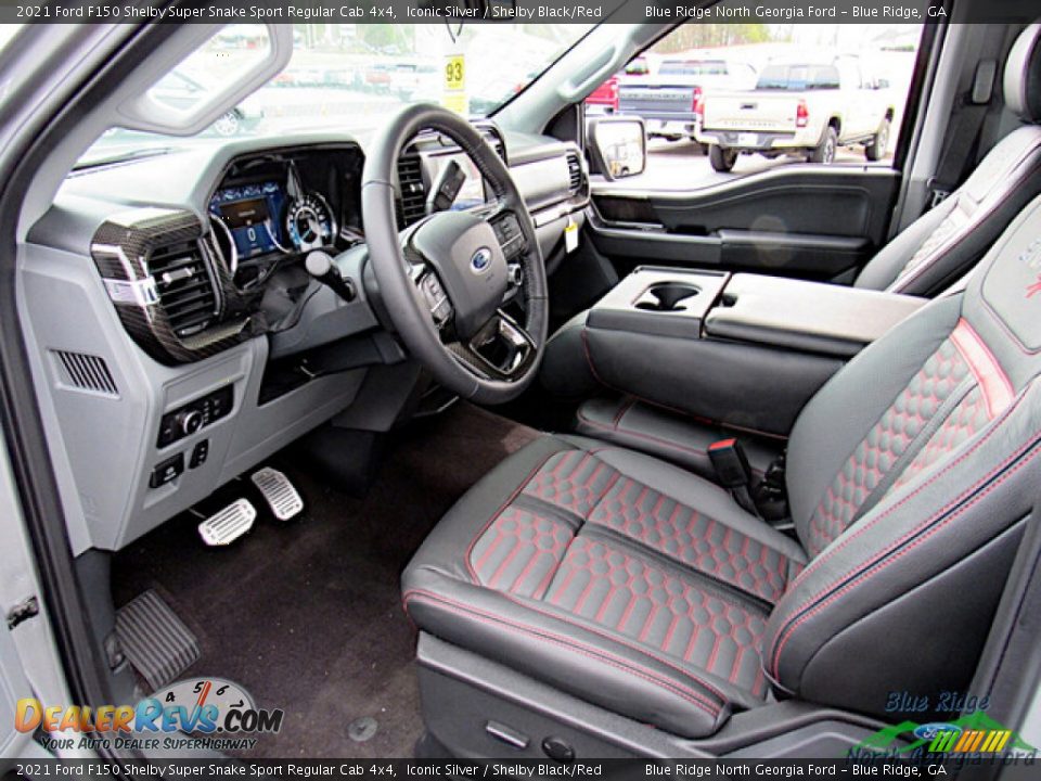 Shelby Black/Red Interior - 2021 Ford F150 Shelby Super Snake Sport Regular Cab 4x4 Photo #15
