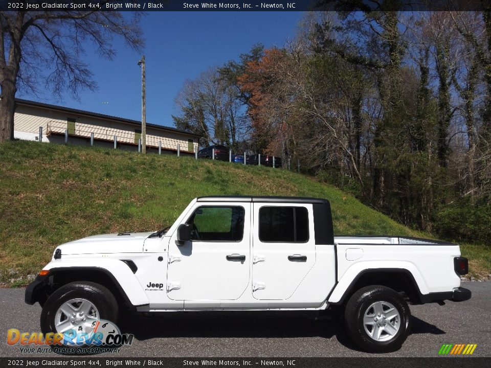 2022 Jeep Gladiator Sport 4x4 Bright White / Black Photo #1