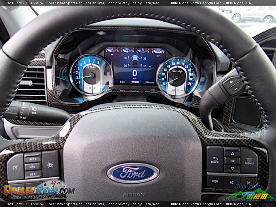 2021 Ford F150 Shelby Super Snake Sport Regular Cab 4x4 Steering Wheel Photo #21